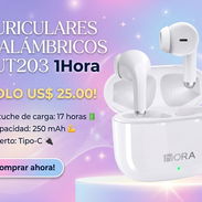 AURICULARES INALÁMBRICOS AUT203 1HORA - Img 57781929