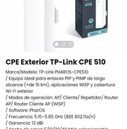 CPE Exterior TP-Link CPE 510. Nuevo - Img 49729776