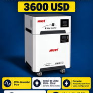 INVERSOR MUST TODO EN UNO DE 6 kW + BATERÍA DE 15 kWh - Img 58352856