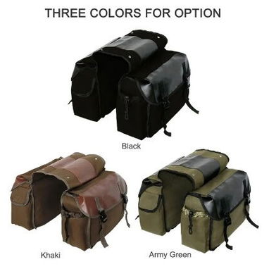 Para cargar en las motos y bicicletas, bolsas laterales en las fotos sus medidas nuevas en su estuche - Img 123962711