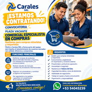 ESTAMOS CONTRATANDO COMPRADOR/COMERCIAL - Img 57637458