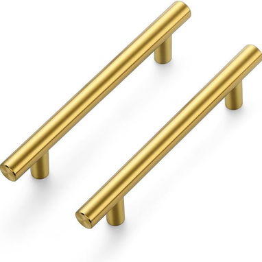 Herrajes para muebles tirador agarradera acero inox dorado nickel y negro. - Img 120470280