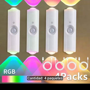 6 Luces LED RGB con  de movimiento - Img 124525458