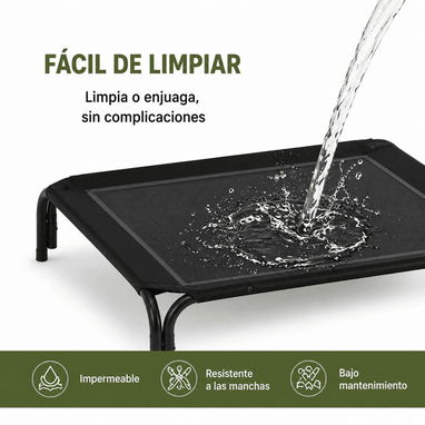 Cama Elevada Refrescante/TallaL - 3/4