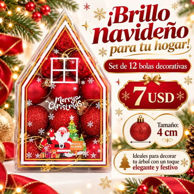 🚧 ✨ ¡DALE BRILLO Y ELEGANCIA A TU NAVIDAD! Decora tu árbol con nuestros exclusivos sets de adornos navideños. ✨ 🚧 - 8/8