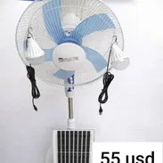 Ventilador recargable con panel solar - Img 55391032