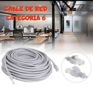Cable de RED Categoría 6/ Cable de red 1 a 305mts / Cable de red 1mts, cable red 2mts ....cajas de red - Img 44589380