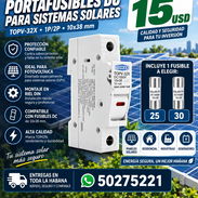 ⚡ Portafusibles DC 10x38mm (TOMZN) - Incluye 1 fusible 25A o 30A) - 10 USD - Img 57584829