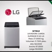Lavadora automatica LG 9kg BUEN PRECIO llame 53317308.nueva - Img 51407665