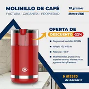 Molinillo de Café y Frutos Secos 70g Marca EKO (ko) - Img 53422656