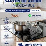 Sartén de acero inoxidable 2 Lt - Img 54608298