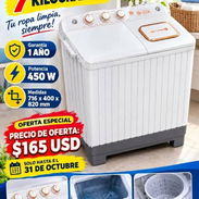 🔷 *Lavadora Semiautomática 7 kg Marca EKO* - Img 58045545
