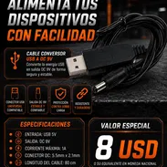 ⚡️ ¡No te quedes sin Wi-Fi! Cable Elevador USB 5V a 9V 🔌 - Img 55845726