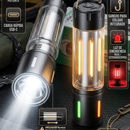 Linterna y lámpara combinada, zoom óptico, carga USB tipo C - Img 57857223