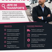 Se busca jefe de transporte - Img 56917421
