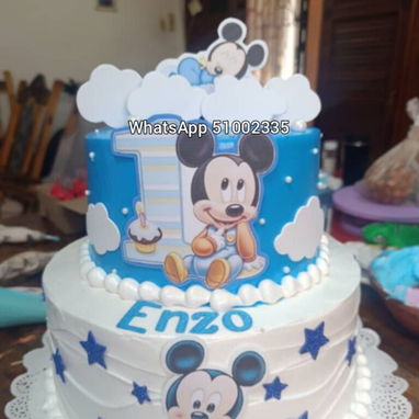 Cake para Fiestas de cumpleaños, aniversario,santos, boda,15 - 9/9
