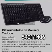 !!!Kit inalámbrico de Mouse y Teclado Marca Logitech  NUEVO EN CAJA/ Modelo: MK270!!! - Img 45689422
