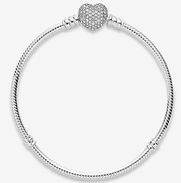 PANDORA puslsera cierre de corazón 25 usd / al cambio - Img 49749894