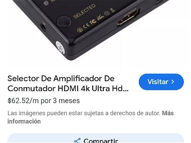 Spliter 4k con 3 HDMI y su mando new en caja - Img main-image-45939491