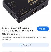 Spliter 4K con 3HDMI y mando adaptador HDMI a VGA - Img 45939480