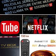 TV BOX ANDROID 8K ULTRA HD NETFLIX YOUTUBE CIENTOS D CANALES PELÍCULAS SERIES CONVIERTE SU TV EN SMART LLAMA( 53330843) - Img 45748183