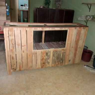 Mostrador de madera y cristal - 4/5