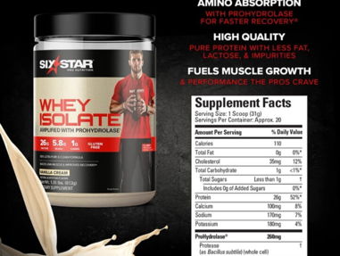 !!!!WHEY ISOLATE (SIXSTAR MUSCLETECH) 22SERVICIOS!!!! - Img 67598744