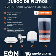 Juego de filtros para purificador de agua - Img 56041494