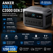 Anker SOLIX C2000 Gen 2 2048Wh | Planta Eléctrica Portátil 4000W Pico | LiFePO4 | +5355919946 - Img 55390604