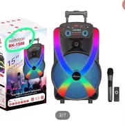 Bocinas de 15 pulgadas con su mando y micrófono - Img 49329017