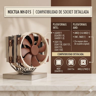 Disipador noctua NH D15 AMD_INTEL - Img 123444399
