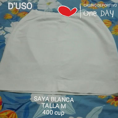 Sayas de uso y nueva blanca de encaje. - Img 110671291