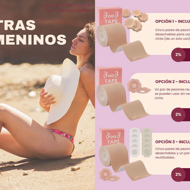 Cinta levanta busto escote senos pezoneras BOOB TAPE tónico Truly aclarante zona vaginal crema para pies - Img 115805722