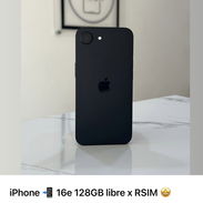 iPhone 16e 128GB libre x RSIM. Bat 100% - Img 58013063