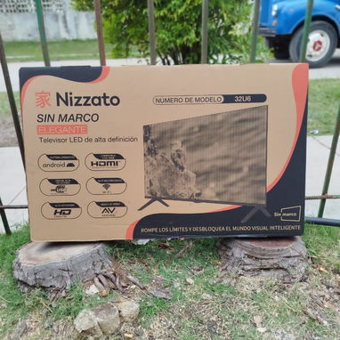 Smart TV 32p NIZZATO HD Híbrido cajita interna HD incluida y base para la pared, precio $225 USD Transporte incluido - Img 120248765