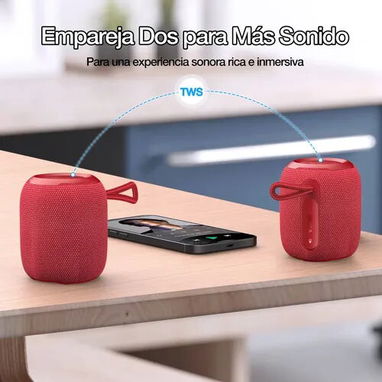 Bocina Bluetooth Portátil 1Hora BOC243 - 3/4