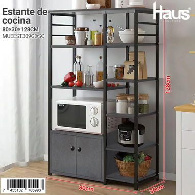 Estantes de cocina Metal con pvc / organizador de cocina/ mueble de cocina - 2/3