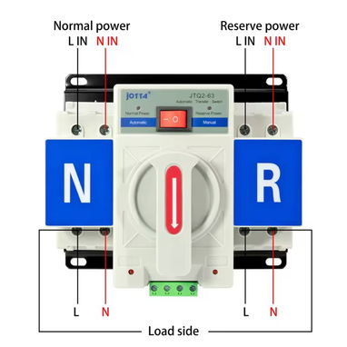 ⚫️🔴 SISTEMA DE TRANSFERENCIA AUTOMÁTICA 2 POLOS 63 AMP,110V ⚫️🔴 - Img 111237720
