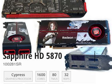 Tarjeta de video Sapphire HD 5870 rota - Img main-image