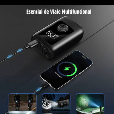 Bomba de Aire Portátil Multifuncional 12000MAH - 5/5