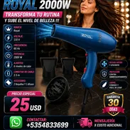🎁 SECADORA 🎁 ROYAL 2000W  2 BOQUILLAS Y 1 DIFUSOR. MENSAJERIA CON FACTURA Y GARANTIA. 📲 54833699 - Img 55680054