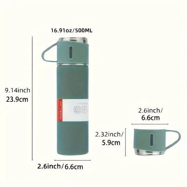 ☎️53544655 🛵 Entrega Disponible ⭐Set de Termo con Tazas – Elegancia y Funcionalidad en un Solo Pack ⭐ - Img 103871141