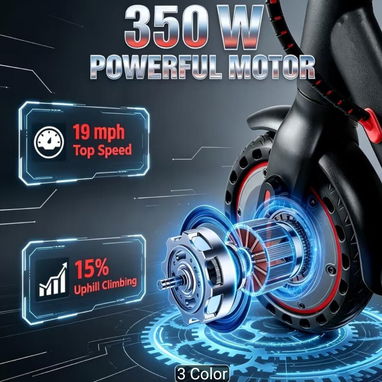 SCOOTER ELÉCTRICO PLEGABLE* Con mensajería incluida - Img 123770868