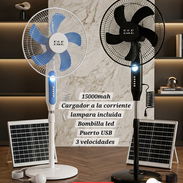 Ventiladores recargables de Pedestal con Panel Solar - Img 55003520