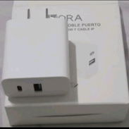 ESPIGAS DOBLE PUERTO USB A Y USB C 20W CARGA RÁPIDA (MARCA 1HORA) - Img 57573515