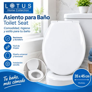 Tapa/Asiento de Baño - 3/3