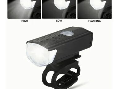 Luces de bici Led 4 modos de iluminación ,recargables, soportan agua 50077831 - Img main-image