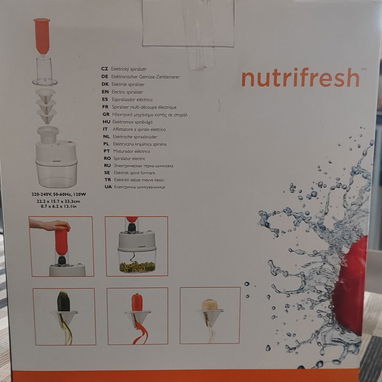 Cortador de verduras en espiral NUTRIFRESH, nuevo. 220 v - Img 121886194
