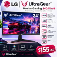 Monitor Gaming LG UltraGear 24G411A-B 24'' IPS 144Hz 1 ms $155 USD - Img 58233234