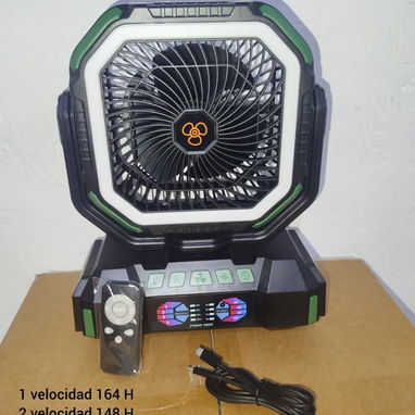 VENTILADOR F 22 CON BATERÍA GIGANTE DE 40,000 mAh 🔋(F22)) - 2/3